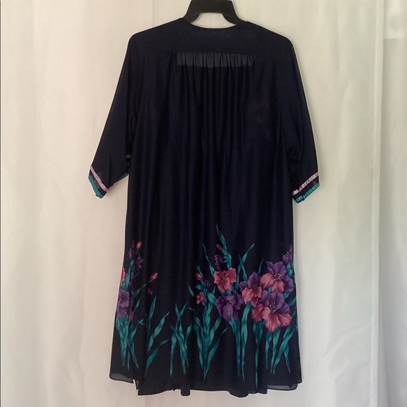 Navy floral summer dress with light cardigan ☀️🍉 - Picture 11 of 11